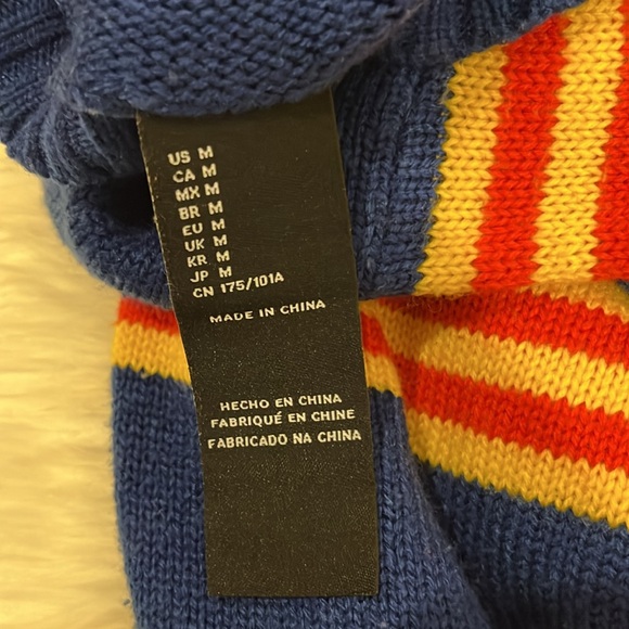 Disney x Forever 21 Daffy Duck Striped Long Sleeve Crew Neck Sweater Size M - Picture 6 of 9